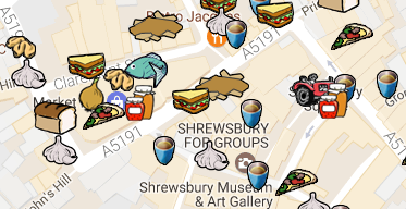 shrewsbury food map